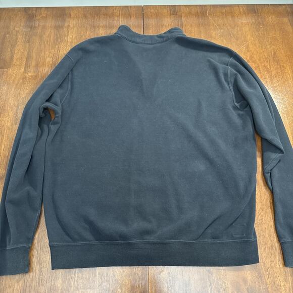Peter Millar 1/4 Zip Pullover Black 100% Cotton Men's XL - Picture 7 of 11